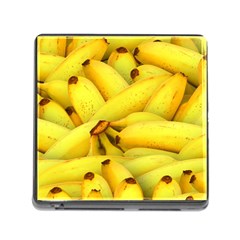 Yellow Banana Fruit Vegetarian Natural Memory Card Reader (Square)