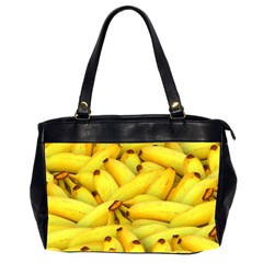 Yellow Banana Fruit Vegetarian Natural Office Handbags (2 Sides) 