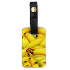 Yellow Banana Fruit Vegetarian Natural Luggage Tags (One Side) 