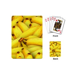 Yellow Banana Fruit Vegetarian Natural Playing Cards (Mini) 