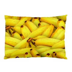 Yellow Banana Fruit Vegetarian Natural Pillow Case (two Sides) by Celenk