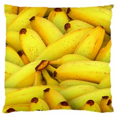 Yellow Banana Fruit Vegetarian Natural Large Cushion Case (One Side)