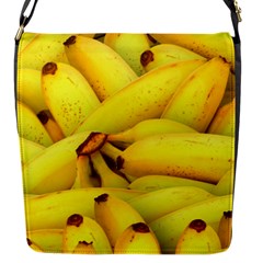 Yellow Banana Fruit Vegetarian Natural Flap Messenger Bag (S)