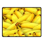 Yellow Banana Fruit Vegetarian Natural Double Sided Fleece Blanket (Small)  45 x34  Blanket Front