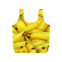 Yellow Banana Fruit Vegetarian Natural Full Print Recycle Bags (S) 