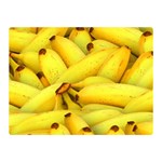 Yellow Banana Fruit Vegetarian Natural Double Sided Flano Blanket (Mini)  35 x27  Blanket Front