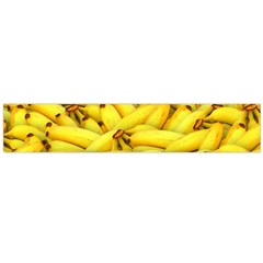 Yellow Banana Fruit Vegetarian Natural Large Flano Scarf 