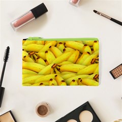 Yellow Banana Fruit Vegetarian Natural Cosmetic Bag (XS)