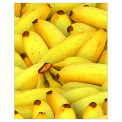 Yellow Banana Fruit Vegetarian Natural Drawstring Bag (Small)