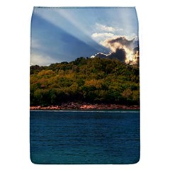 Island God Rays Sky Nature Sea Flap Covers (s)  by Celenk