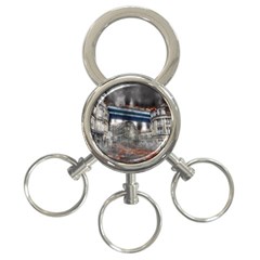 Destruction City Building 3-ring Key Chains by Celenk