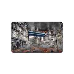 Destruction City Building Magnet (name Card) by Celenk