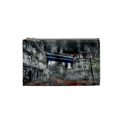 Destruction City Building Cosmetic Bag (small)  by Celenk