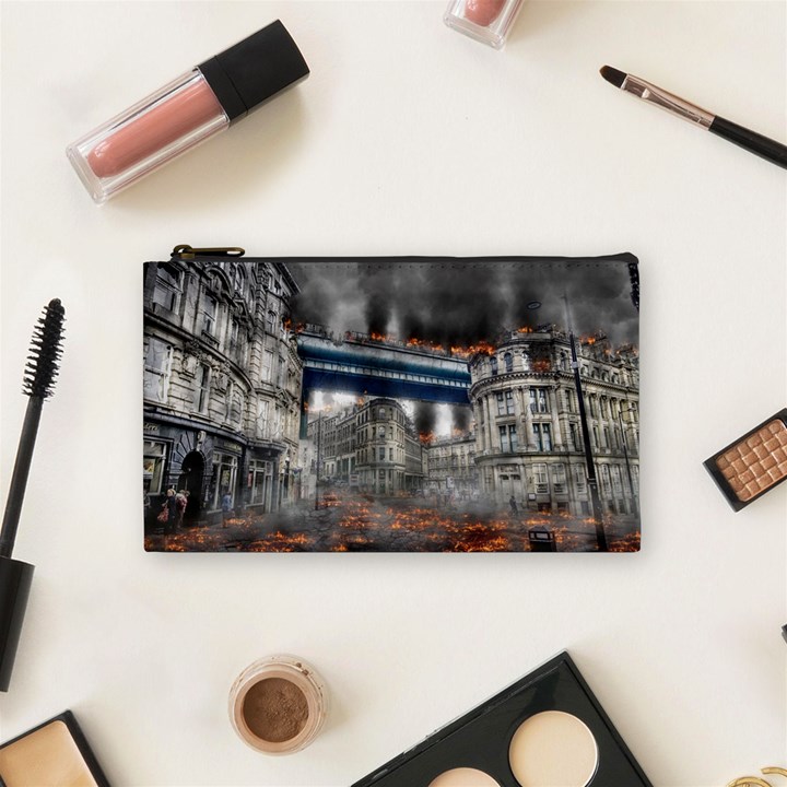 Destruction City Building Cosmetic Bag (Small) 