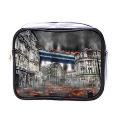 Destruction City Building Mini Toiletries Bags by Celenk