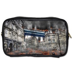 Destruction City Building Toiletries Bags 2-side by Celenk