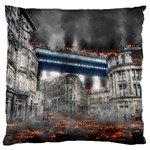 Destruction City Building Large Flano Cushion Case (One Side) Front