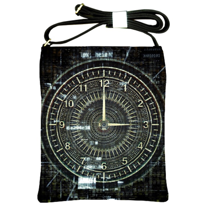 Time Machine Science Fiction Future Shoulder Sling Bags