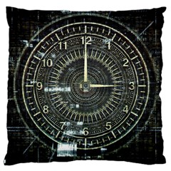 Time Machine Science Fiction Future Large Cushion Case (one Side) by Celenk