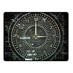 Time Machine Science Fiction Future Double Sided Fleece Blanket (small)  by Celenk