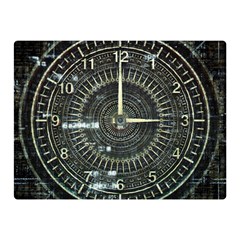 Time Machine Science Fiction Future Double Sided Flano Blanket (mini)  by Celenk