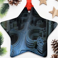 Fractal Design Ornament (star) by Celenk