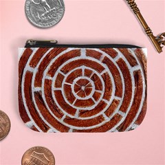 Brick Pattern Texture Backdrop Mini Coin Purses by Celenk