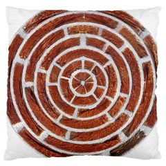 Brick Pattern Texture Backdrop Large Cushion Case (two Sides) by Celenk