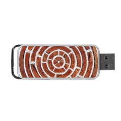 Brick Pattern Texture Backdrop Portable Usb Flash (two Sides) by Celenk