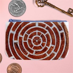 Brick Pattern Texture Backdrop Large Coin Purse by Celenk