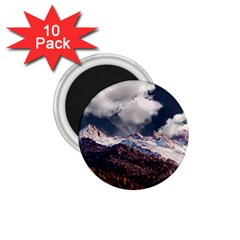 Mountain Sky Landscape Hill Rock 1 75  Magnets (10 Pack)  by Celenk