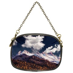 Mountain Sky Landscape Hill Rock Chain Purses (one Side)  by Celenk