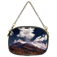 Mountain Sky Landscape Hill Rock Chain Purses (two Sides)  by Celenk