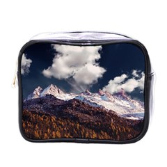 Mountain Sky Landscape Hill Rock Mini Toiletries Bags by Celenk