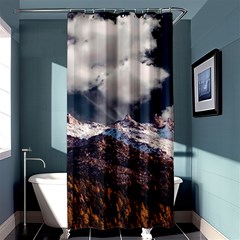 Mountain Sky Landscape Hill Rock Shower Curtain 36  X 72  (stall)  by Celenk