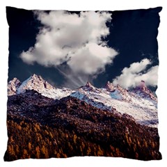 Mountain Sky Landscape Hill Rock Standard Flano Cushion Case (two Sides) by Celenk