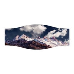 Mountain Sky Landscape Hill Rock Stretchable Headband by Celenk