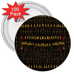 Hot As Candles And Fireworks In The Night Sky 3  Buttons (100 Pack)  by pepitasart