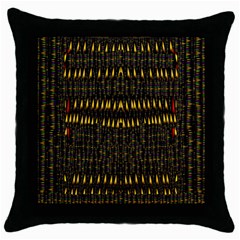 Hot As Candles And Fireworks In The Night Sky Throw Pillow Case (black) by pepitasart