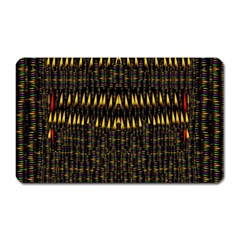 Hot As Candles And Fireworks In The Night Sky Magnet (rectangular) by pepitasart