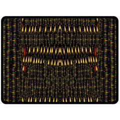 Hot As Candles And Fireworks In The Night Sky Fleece Blanket (large)  by pepitasart