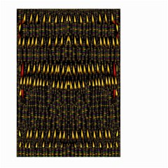 Hot As Candles And Fireworks In The Night Sky Large Garden Flag (two Sides) by pepitasart