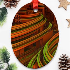 Science Fiction Technology Ornament (oval) by Celenk