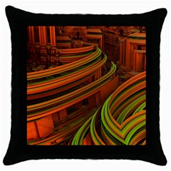 Science Fiction Technology Throw Pillow Case (black) by Celenk