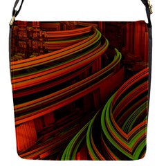 Science Fiction Technology Flap Messenger Bag (s) by Celenk