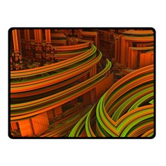 Science Fiction Technology Double Sided Fleece Blanket (small)  by Celenk