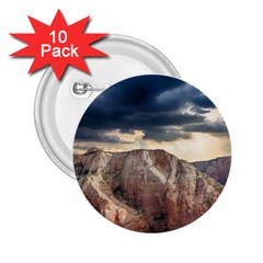 Nature Landscape Clouds Sky Rocks 2 25  Buttons (10 Pack)  by Celenk