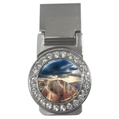 Nature Landscape Clouds Sky Rocks Money Clips (cz)  by Celenk