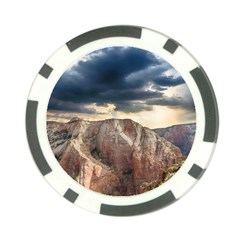 Nature Landscape Clouds Sky Rocks Poker Chip Card Guard by Celenk