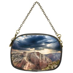 Nature Landscape Clouds Sky Rocks Chain Purses (one Side)  by Celenk